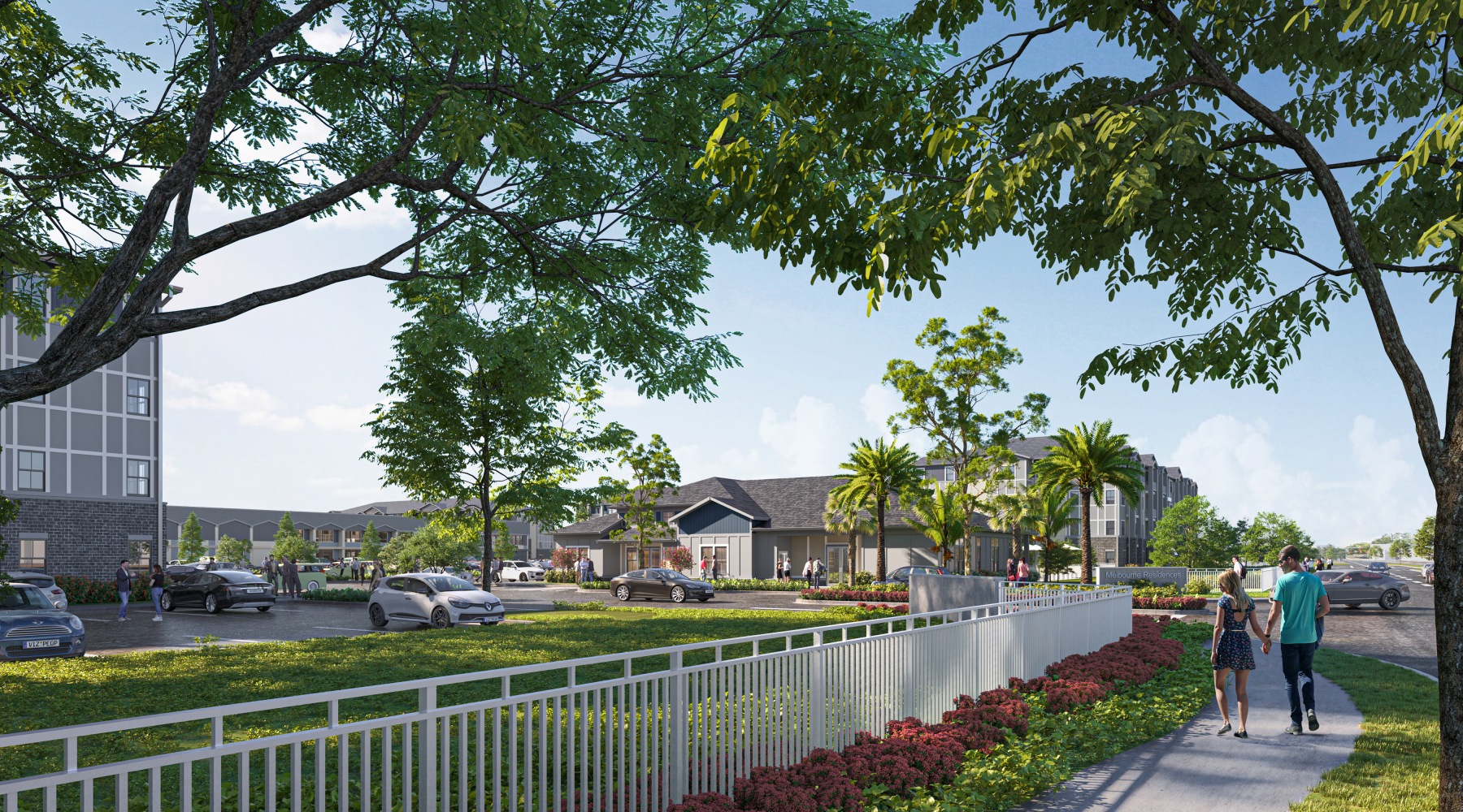 Modern resident clubhouse at Madison Midtown, apartments for rent in Melbourne FL.